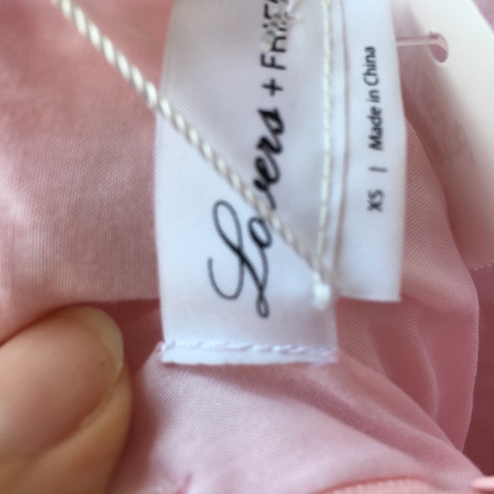 Lovers + Friends Amy Mini Dress in Sunrise Pink Size S - Picture 9 of 9
